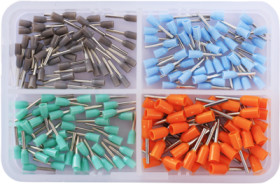 Wire end ferrules kit, isolated, 200 pieces, 2010C392