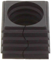 CONTA-CLIP 28670.4 Element uszczelniający KDS-DE 15-16 BK, (D x S x W) 20.3 x 20.3 x 17.7 mm, termoplastyczny elastomer,