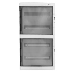 Rozdzielnica natynkowa HIGHT IP65 72 modułowa transparentne drzwi M-L 4x18 940.72