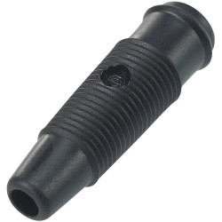 TruComponents 170682 Jack socket Socket, straight 4 mm Black