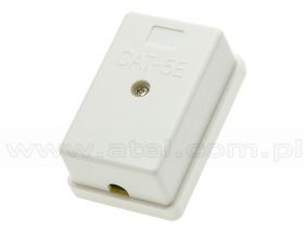 Puszka natynkowa RJ-45, kat5e, UTP, skręcana, PN-K5-8B