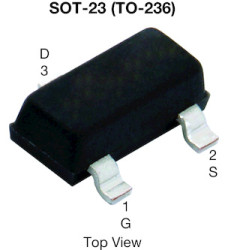 MOSFET Typ N-kanałowy 8 A SOT-23 40 V Rozszerzenie 3-pinowy Powierzchnia 3 W Vishay 21 mΩ SQ2318BES-T1_GE3