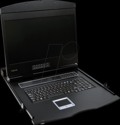 LC902GE 19-inch KVM console, 19" TFT with keyboard DE