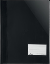 269001 Loose-leaf binder, A4, labelling window, 90x57 mm, black
