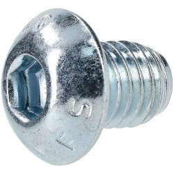 R-TECH 337357 M8 X 10 Hex Socket Button Screws Steel BZP - Pack Of 50