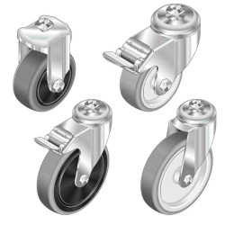 Kółka samonastawne Kółko Bosch Rexroth gwint: M12 rowek: 10mm Profil rozpórki