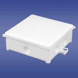 Puszka n/t hermetyczna pusta 100x100mm PIN 100/B biała 31.100