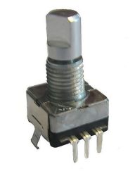 ENKODER 20 IMPULSÓW L=15mm Z PRZYCISKIEM (ENK3724)