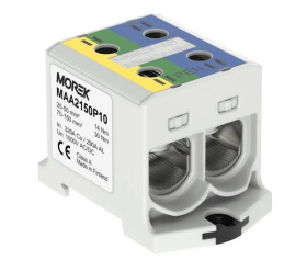 Złączka OTL-PEN150 żółto-zielony,niebieski 2xAl/Cu 25-150mm² 1000V AC / 1500V Zacisk uniwersalny do instalacji TN-C-S MAA2150P10