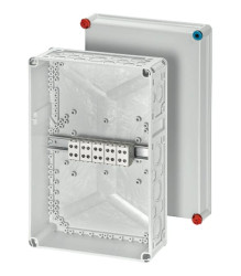 Puszka do instalacji wewnętrznych szara IP65 300x450x170 z zaciskami 5-biegunowa 50 mm2 K 7051 60001010