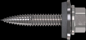 68641/9 RP-T2 with SW 8 EPDM washer 14 mm, 4.5 X 25, bimetal A2, 100 pie