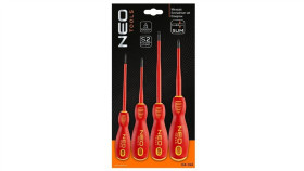 Wkrętaki Izolowane 1Kv Dla Elektryka 2Xpł. + 2Xph Neo 04-144 Zestaw 4 Sztuk...