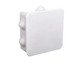 FAST-BOX Puszka hermetyczna n/t 110x110x52mm pusta IP55 biała 0243-00