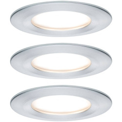 Paulmann 93462 Nova Bathroom LED 3-Piece Set 18W IP44 Aluminium