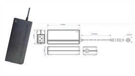 Posc12500d-C14-25 Zasilacz Desktop 60W 12V 5A Z Wtykiem Dc - 5.5X2.5