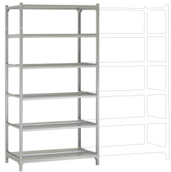 Regał składany moduł podstawowy Manuflex, RA2571