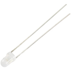 TRU COMPONENTS TC-10551820 LED wired Warm White 3mm 1120mcd 30&#xB0; 12mA 5V