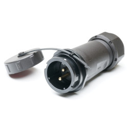 Przemysłowe złącze okrągłe 2-pinowe SY21 Mocowanie kablowe liniowe Gniazdo RS PRO Męski IP67 SY21