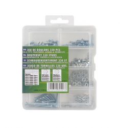Zestaw śrubki podkładki nakrętki - 330 szt.