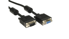 Kabel 30M Męskie Złącze Vga/Svga Hd15 To Przedłużacz Żeński Czarny