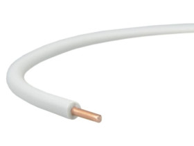 Przewód instalacyjny H07V-U / DY 2,5 750V biały drut Elektrokabel /100m/