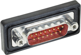 Harting 09 67 709 7615 09677097615 Złącze męskie Ilość styków: 9 kielich lutowniczy 1 szt.