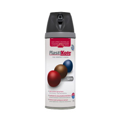 PlastiKote 440.0022100.076 22100 Colour Twist &amp; Spray Satin Black RAL 9005 400ml