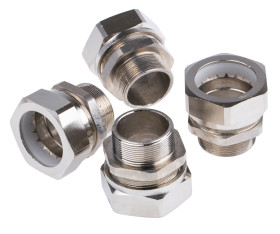 Łącznik do kanałów kablowych Kopex gwint M40 40mm Adapter Mosiądz IP67