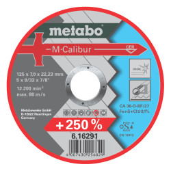 Tarcza ścierna Tarcza tnąca 125mm Metabo 7mm Tlenek aluminium