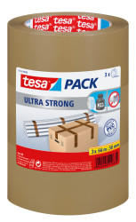 Taśma opakowaniowa szerokość: 50mm Brązowy Tesa Folia PVC