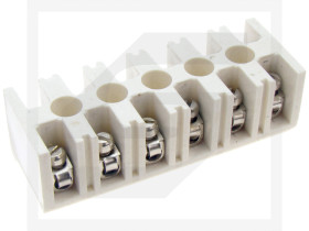 Listwa zaciskowa T55 TYP326 500V 4mm2;6 torów;biały;SIMET;25326406