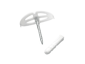 PUzK Uchwyt z gwozdziem hartowanym+kołek rozporowy 6 (50szt) 27.222 ELEKTRO-PLAST