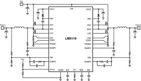 5.5-65V Wide Vin, Current Mode Dual Synchronous Buck Controller