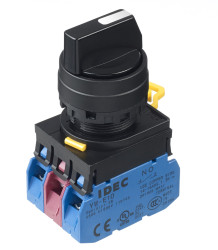 Przełącznik bistabilny, 3-pozycyjny, 10A, IP65, Ø 22mm, Idec YW