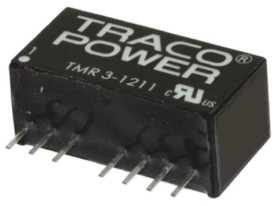 Przetwornica DC-DC, 3W, Uwe 4,5 → 18 V DC, Uwy 5V dc, Iwy 600mA, TRACOPOWER