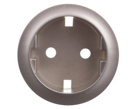 CELIANE Plakietka gniazda 2P+Z SCHUKO tytan 068431