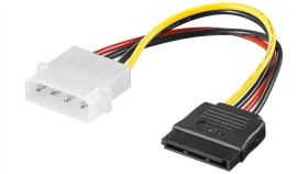 Kabel Zasilający Adapter Zasilający Do Komputera, Wtyk 5,25 Na Sata - Długość...