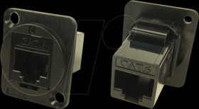 CP30222X RJ45 Adapter Front Panel Mount, Cat.6, FT Series