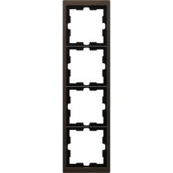 Merten Merten D-Life Ramka poczwórna mocca metalik MTN4040-6552