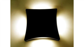 Oprawa Elewacyjna Led Elkim 4W Ww Czarna Ip54