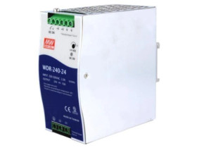 WDR-240-24 Zasilacz impulsowy, na szynę DIN, 240W, 24VDC, 10A, 180÷550VAC