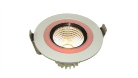 Downlight Led Cob Calon 7W+3W Biały Ciepły+Czer