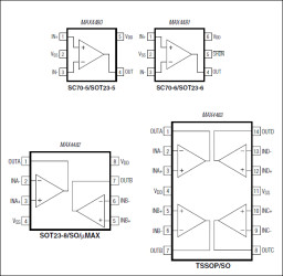 Single/Dual/Quad, Low-Cost, Single-Supply, Rail-to-Rail Op Amps with Shutdown