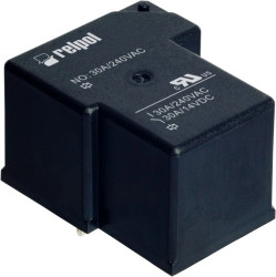 Przekaźnik przemysłowy do obwodów drukowanych wys. 20,5mm 1Z 30A 240V AC/ 30A 14V DC, 24V DC IP40 R30N-3021-25-1024 2614785