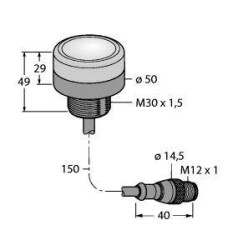 Lampa migająca Turck K50BCLS1XBXPQP światło migające