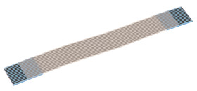 Kabel taśmowy 12-żyłowy raster 0.5mm FFC Molex -40 → +105 °C