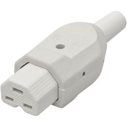 Kalthoff 344003 Hot Wire Connector 344 Right Angle 2&#x2B;PE 16A Red 1 piece