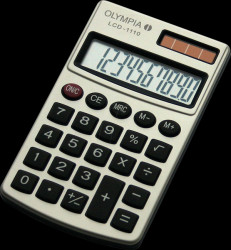 941901000 Pocket calculator, LCD 1110, silver