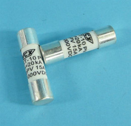 gPV-15A/10x38mm Ag ZWŁ.CER.BEZP.1000VDC