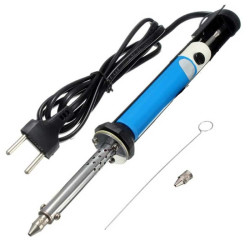 Odsysacz do cyny elektryczny rozlutownica 30W + 2 końcówki